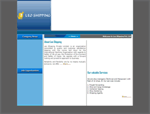 Tablet Screenshot of leoships.com